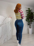 Plaid Work Top