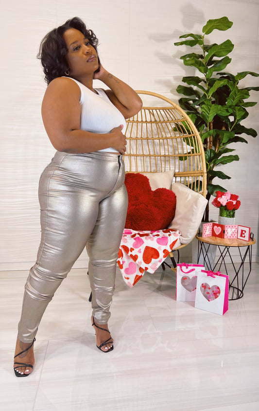 Take Me Metallic Pants