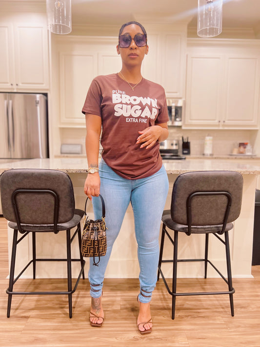 Pure Brown Sugar Extra Fine T-Shirt